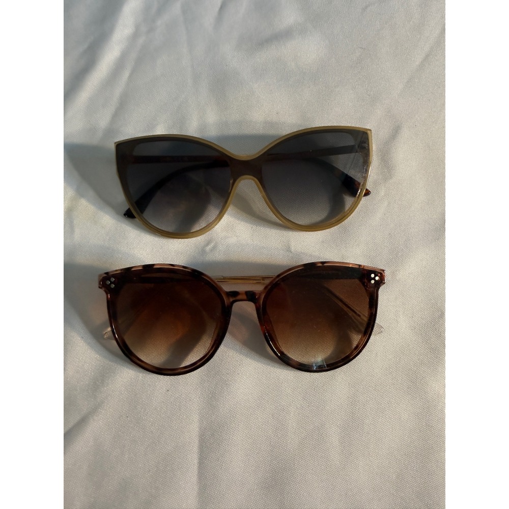 Jessica Simpson Circus by Sam Edelman Sunglasses Bundle Brown Tortoise Cat Eye